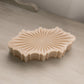 Vintage Medium Vulcan Oval Beige Milk Glass Dish