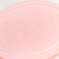Vintage Oval Pink Satin Glass Lidded Dish with Birds and Flowers