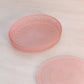 Vintage Oval Pink Satin Glass Lidded Dish with Birds and Flowers