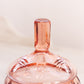 Vintage Peachy Pink Lidded Jar with Fancy Designs (Damaged)