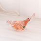 Vintage Westmoreland Glass Pink Glass Bird Figurine