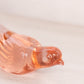 Vintage Westmoreland Glass Pink Glass Bird Figurine