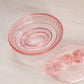 Vintage Pink Glass Birds in Love on Nest Lidded Dish
