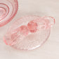 Vintage Pink Glass Birds in Love on Nest Lidded Dish