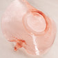 Vintage Pink Glass Double Bird Bowl