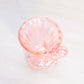 Vintage Pink Iridescent Glass Cornucopia Toothpick Holder