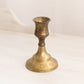 Vintage Short Brass Candlestick