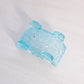 Vintage Extra Small Blue Glass Daisy & Button Carriage Dish