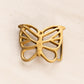 Vintage Brass Butterfly Belt Buckle