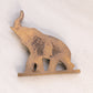 Vintage Small Brass or Bronze Elephant Figurine Paperweight