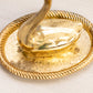 Vintage Small Brass Swan Ring Holder