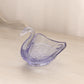 Vintage Small Fenton Glass Light Purple Swan Dish