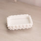 Vintage Small Fenton Rectangular White Milk Glass Hobnail Ashtray Dish