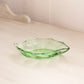 Vintage Small Heisey Green Glass Oblong Oval Shaped Dish