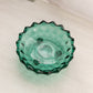 Vintage Small Indiana Whitehall Teal Green 3-Toed Glass Dish
