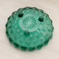 Vintage Small Indiana Whitehall Teal Green 3-Toed Glass Dish