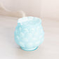 Vintage Small Light Blue Fenton Cased Glass Jacqueline Vase