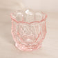 Vintage Small Pale Pink Glass Scalloped Toothpick Holder