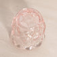 Vintage Small Pale Pink Glass Scalloped Toothpick Holder