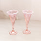 Vintage Small Pink Opalescent Glass Bud Vase