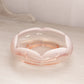 Vintage Small Duncan & Miller Shallow Pink Opalescent Glass Bowl