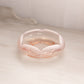Vintage Small Duncan & Miller Shallow Pink Opalescent Glass Bowl