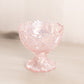 Vintage Small Westmoreland Pink Iridescent Glass Footed Compote Dish