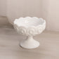 Vintage Small White Milk Glass Glass Moon & Star Compote