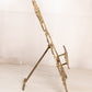 Vintage Tall Brass Easel with Fancy Floral Designs