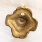 Vintage Tall Brass Woman Candlestick