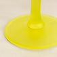 Vintage Tiffin Canary Yellow Satin Vaseline Glass Compote (Glows)