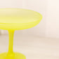 Vintage Tiffin Canary Yellow Satin Vaseline Glass Compote (Glows)