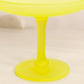 Vintage Tiffin Canary Yellow Satin Vaseline Glass Compote (Glows)