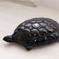 Vintage Westmoreland Black Glass Turtle Lidded Dish