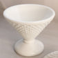 Vintage Westmoreland English Hobnail Milk Glass Lidded Dish