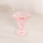 Vintage Westmoreland Extra Small Pale Pink Ruffle Edge Glass Vase