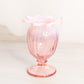 Vintage Westmoreland Glass Pink Opalescent Glass Lotus Vase