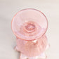 Vintage Westmoreland Glass Pink Opalescent Glass Lotus Vase