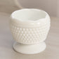 Vintage Westmoreland Glass Small White Milk Glass Hobnail Rose Bowl