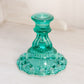 Vintage Westmoreland Glass Teal Doric Candle Stick