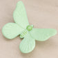 Vintage Westmoreland Green Milk Glass Butterfly Figurine