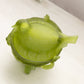 Vintage Westmoreland Green Satin Glass Bird on Nest Lidded Dish