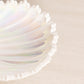 Vintage Westmoreland Iridescent Milk Glass Holly Berry Shell Dish