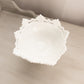 Vintage Westmoreland Medium Square Ring & Petal Milk Glass Footed Bowl