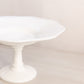 Vintage Westmoreland Medium White Milk Glass Hobnail Pedestal Dish