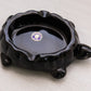 Vintage Westmoreland Small Black Glass Turtle Ashtray Dish