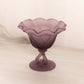 Vintage Westmoreland Small Purple Satin Glass Compote with Ruffle Edge