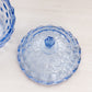 Vintage Whitehall Circular Blue Glass Lidded Dish