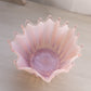 Vintage Medium Pink Opalescent Glass Fostoria Heirloom Bowl